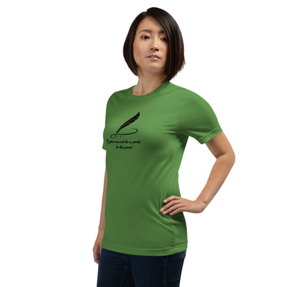 Elyx Minimalist Poetry Literary Quote Aesthetic Woman Graphic Tee