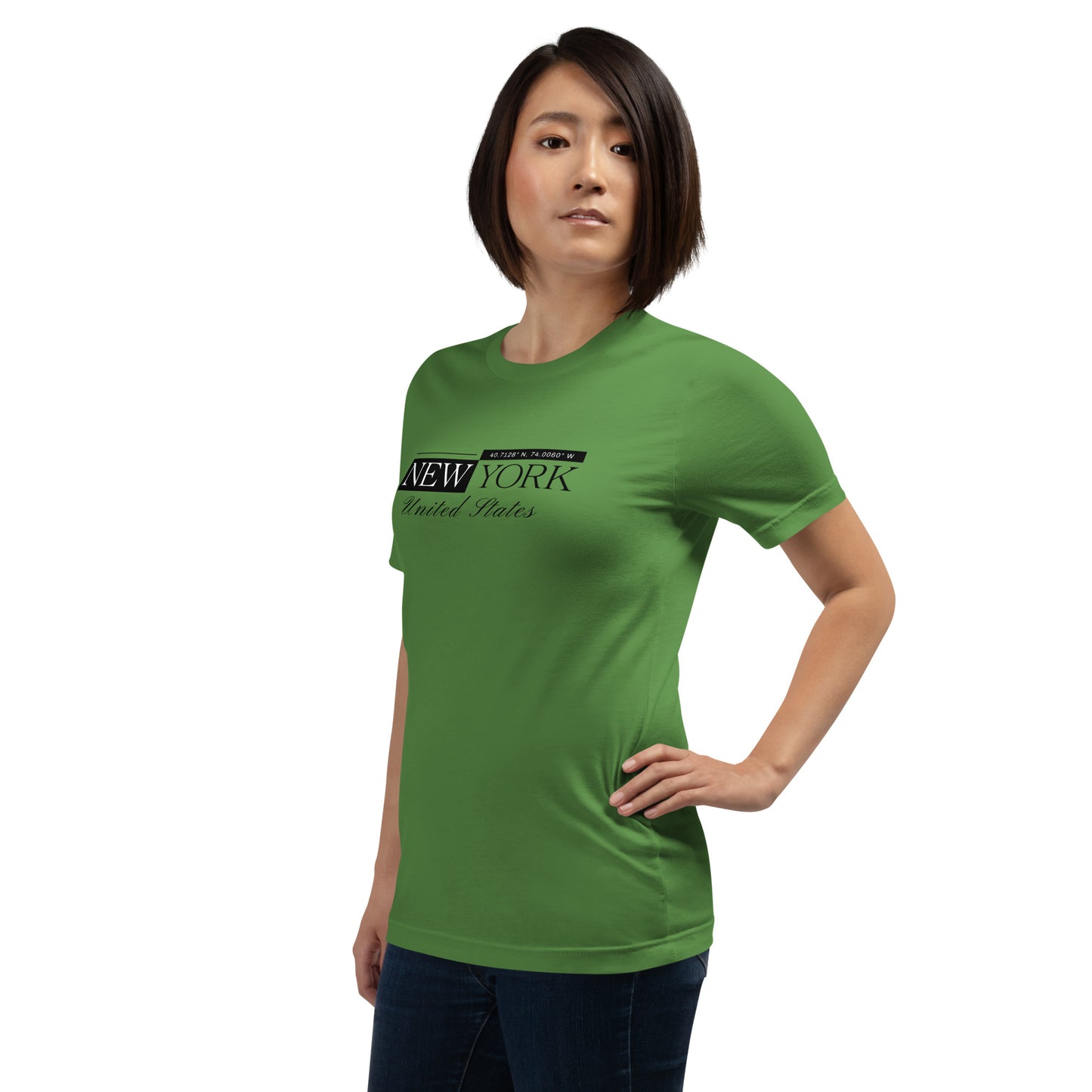Elyx New York Minimalist City Typography Woman Graphic Tee