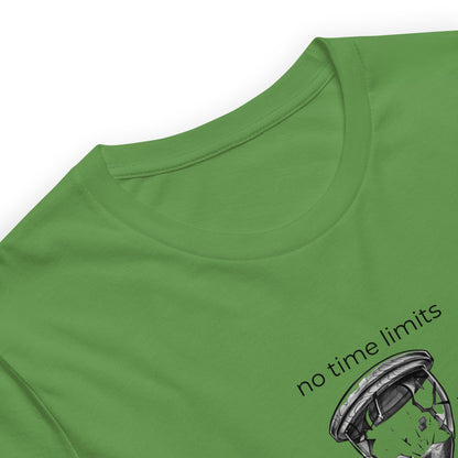 No Time Limits Hourglass Graphic Tee - Surrealist Minimalist Art T-Shirt