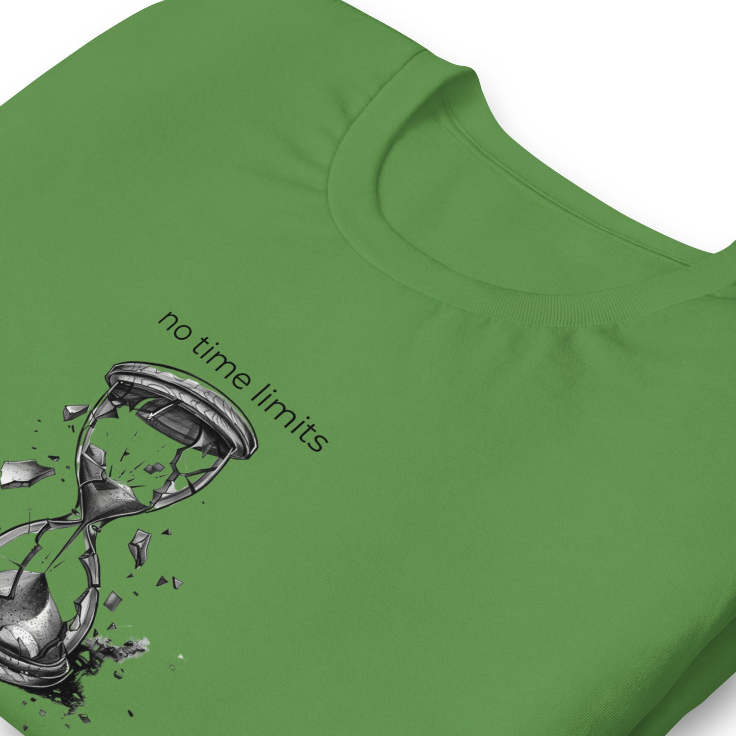 No Time Limits Hourglass Graphic Tee - Surrealist Minimalist Art T-Shirt