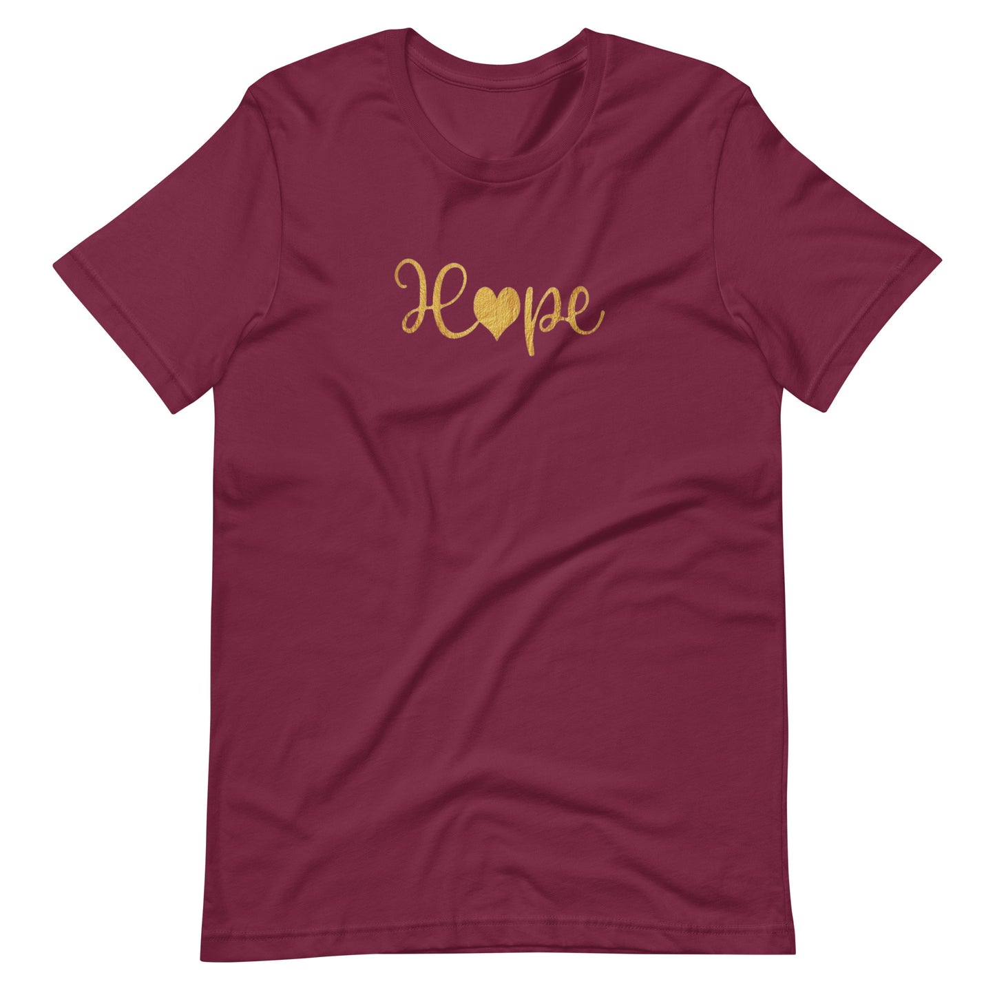 Elyx "Hope" Elegant Calligraphy Tee – Modern Minimalist Collection