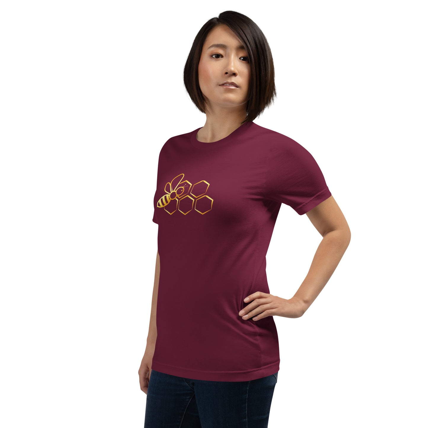Elyx Aesthetic Bee Graphic Tee - Premium Soft Cotton T-Shirt for Women