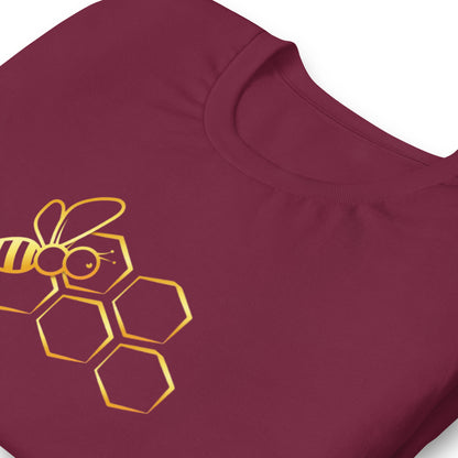 Elyx Aesthetic Bee Graphic Tee - Premium Soft Cotton T-Shirt for Women
