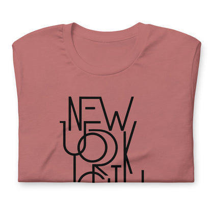 Elyx NYC Architectural Grid Premium Woman Graphic Tee