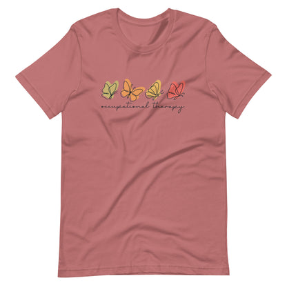 Elyx Aesthetic Occupational Therapy Butterflies Woman Graphic Tee