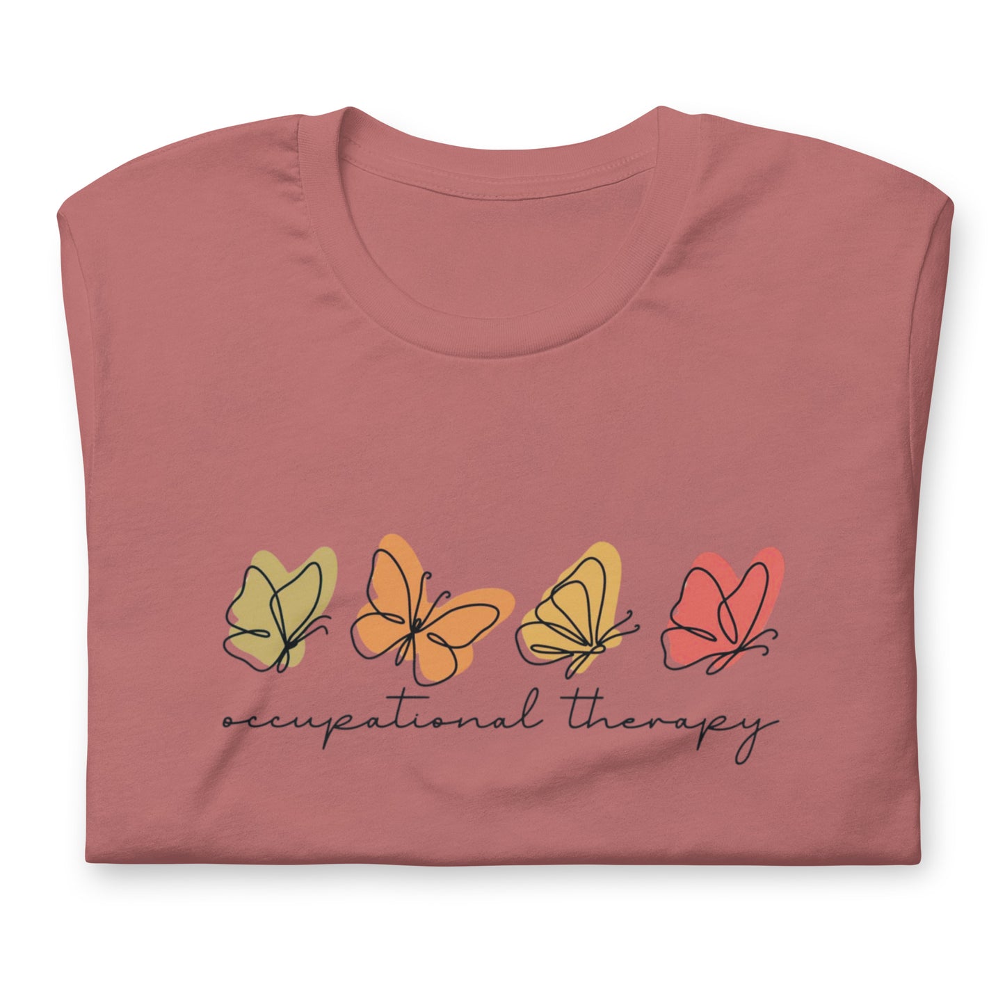 Elyx Aesthetic Occupational Therapy Butterflies Woman Graphic Tee