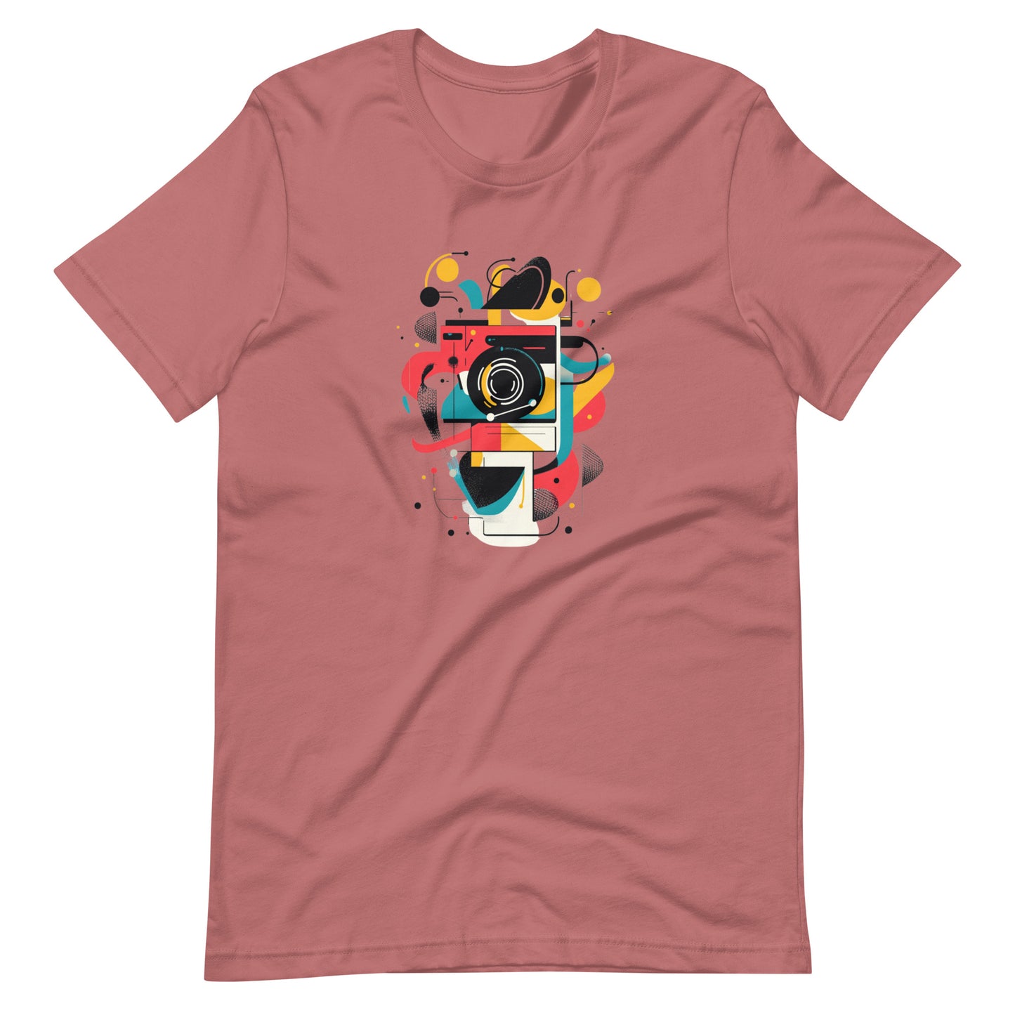 Photographer Gift Shirt - Vintage Camera Graphic Tee - Aesthetic Geometric Apparel