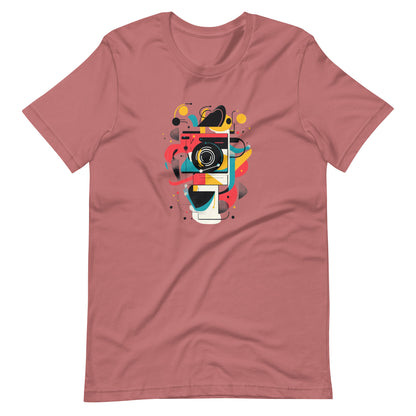 Photographer Gift Shirt - Vintage Camera Graphic Tee - Aesthetic Geometric Apparel