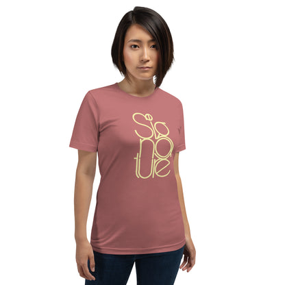 The Signature Tee - Minimalist Typographic Luxury Graphic T-Shirt