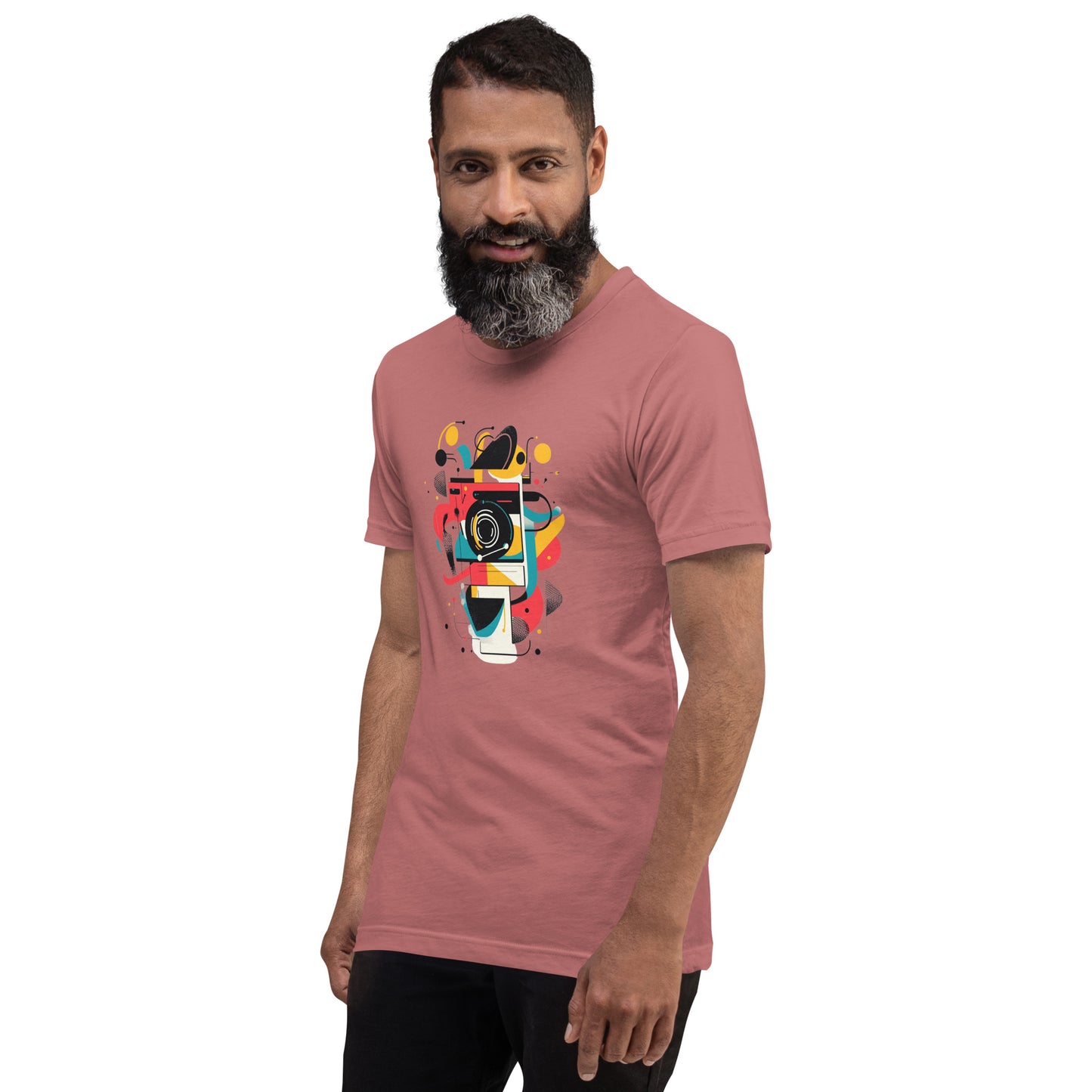 Photographer Gift Shirt - Vintage Camera Graphic Tee - Aesthetic Geometric Apparel