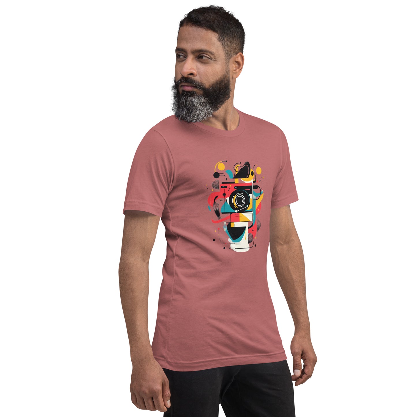Photographer Gift Shirt - Vintage Camera Graphic Tee - Aesthetic Geometric Apparel