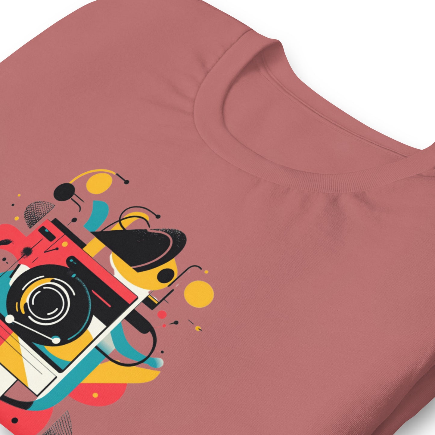 Photographer Gift Shirt - Vintage Camera Graphic Tee - Aesthetic Geometric Apparel