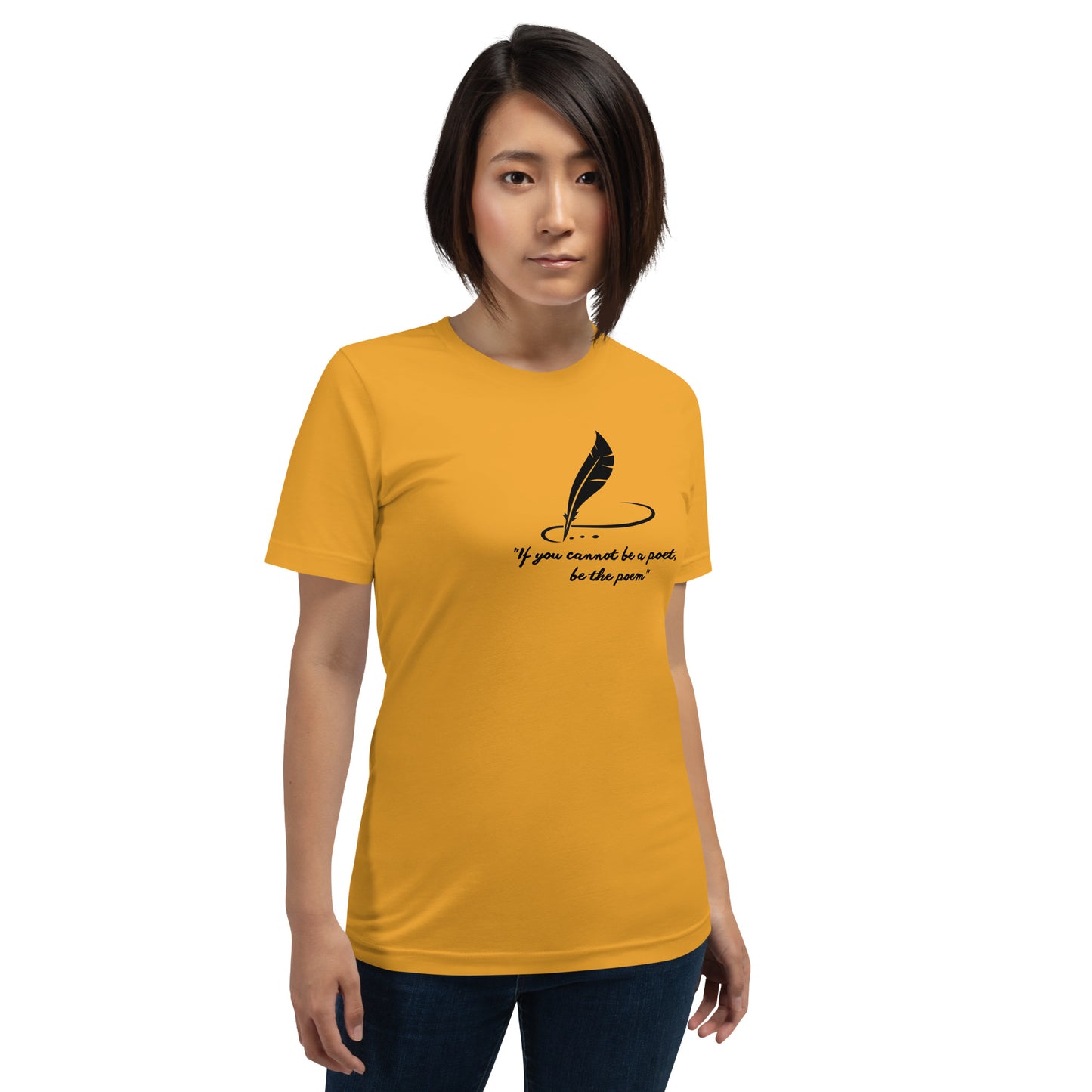 Elyx Minimalist Poetry Literary Quote Aesthetic Woman Graphic Tee