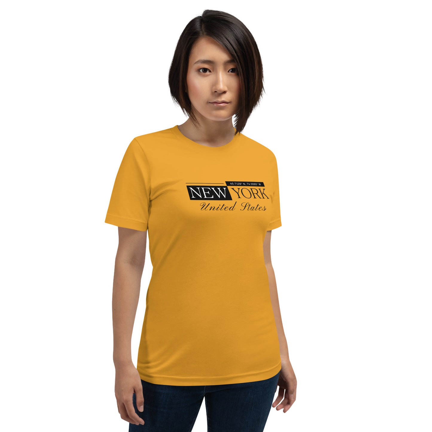 Elyx New York Minimalist City Typography Woman Graphic Tee