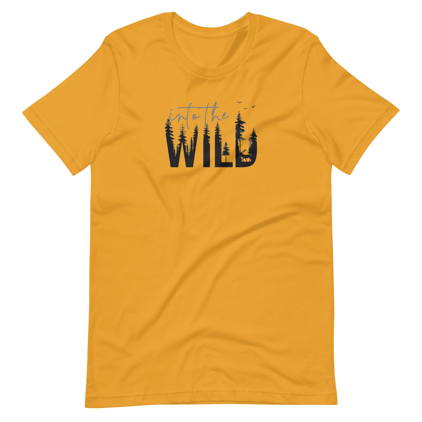 Embrace the Great Outdoors with the "Into the Wild" Premium Men's Graphic Tee