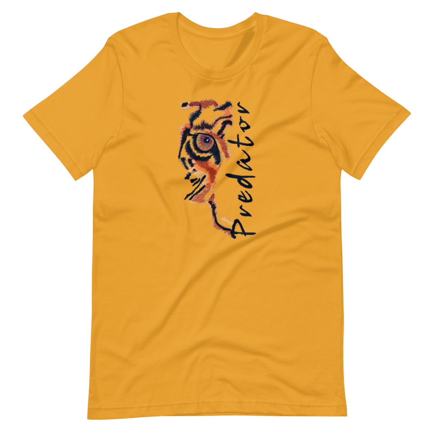 Predator Tiger Eye Graphic Tee - Minimalist Luxe Streetwear T-Shirt