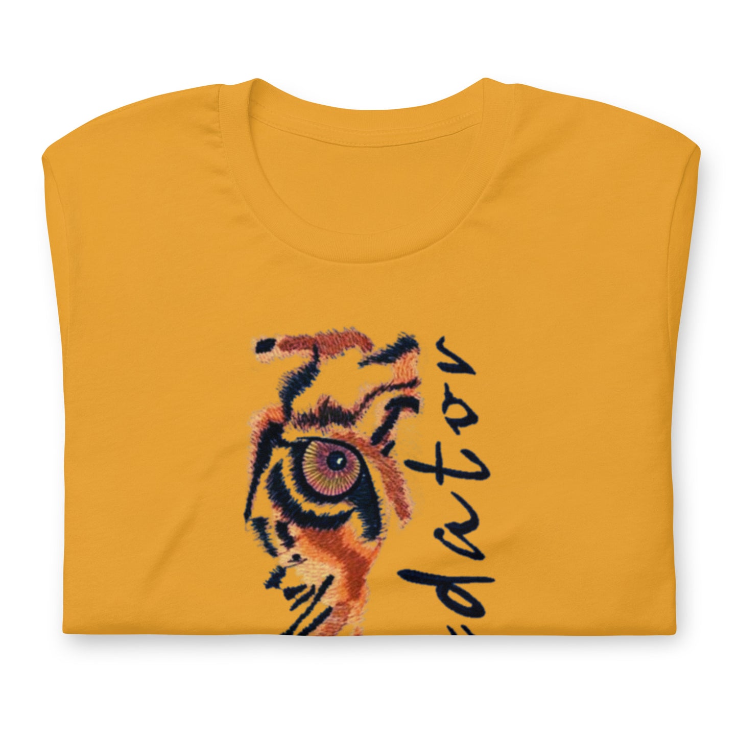 Predator Tiger Eye Graphic Tee - Minimalist Luxe Streetwear T-Shirt