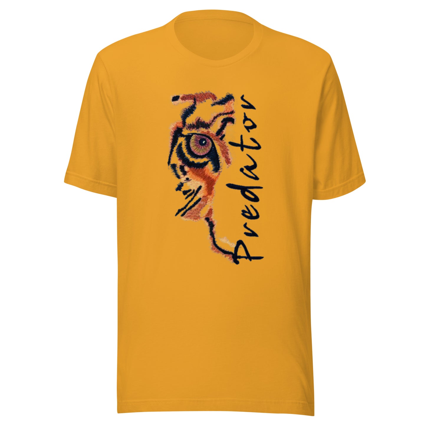 Predator Tiger Eye Graphic Tee - Minimalist Luxe Streetwear T-Shirt