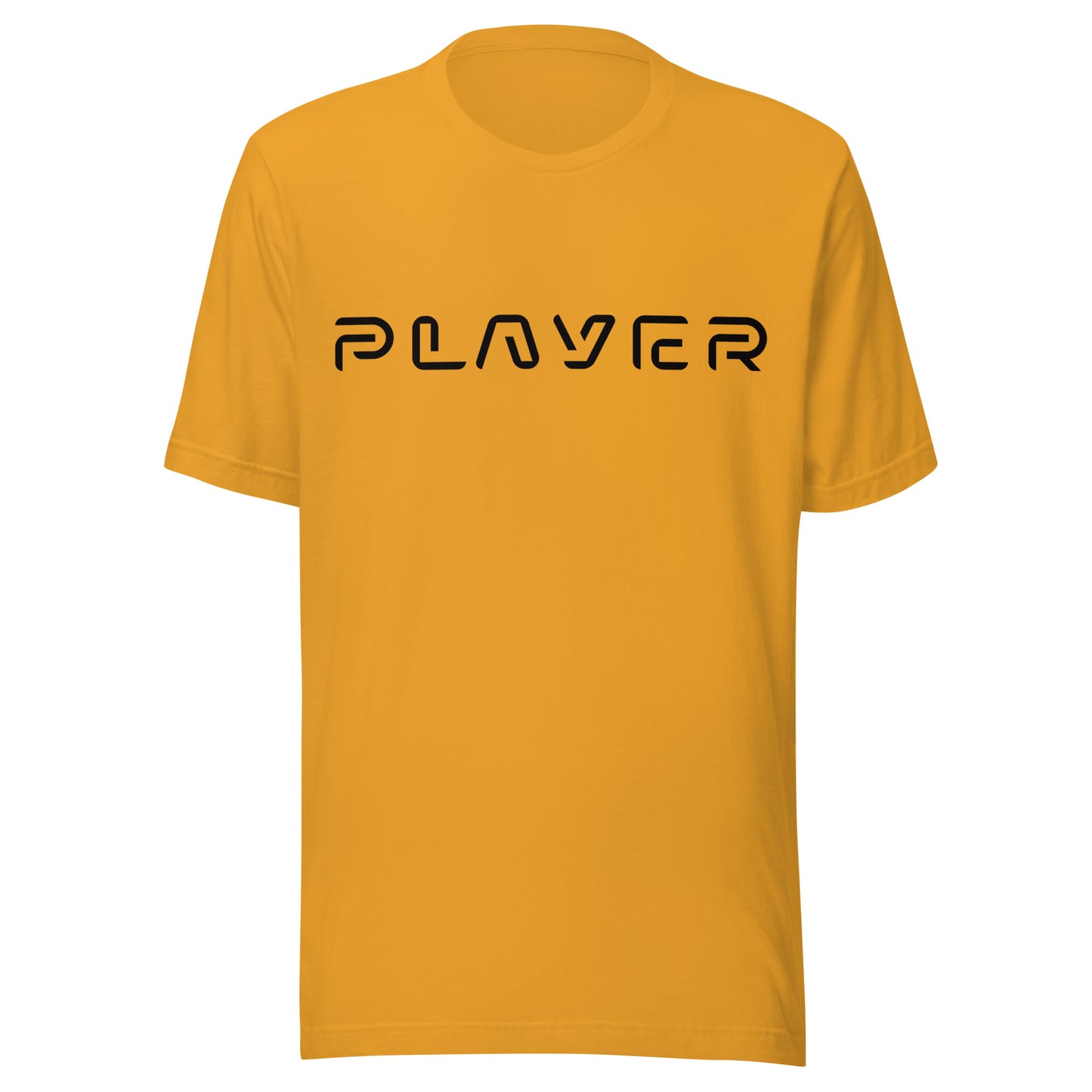 Player Futuristic Typographic Tee - Minimalist Cyber Streetwear T-Shirt