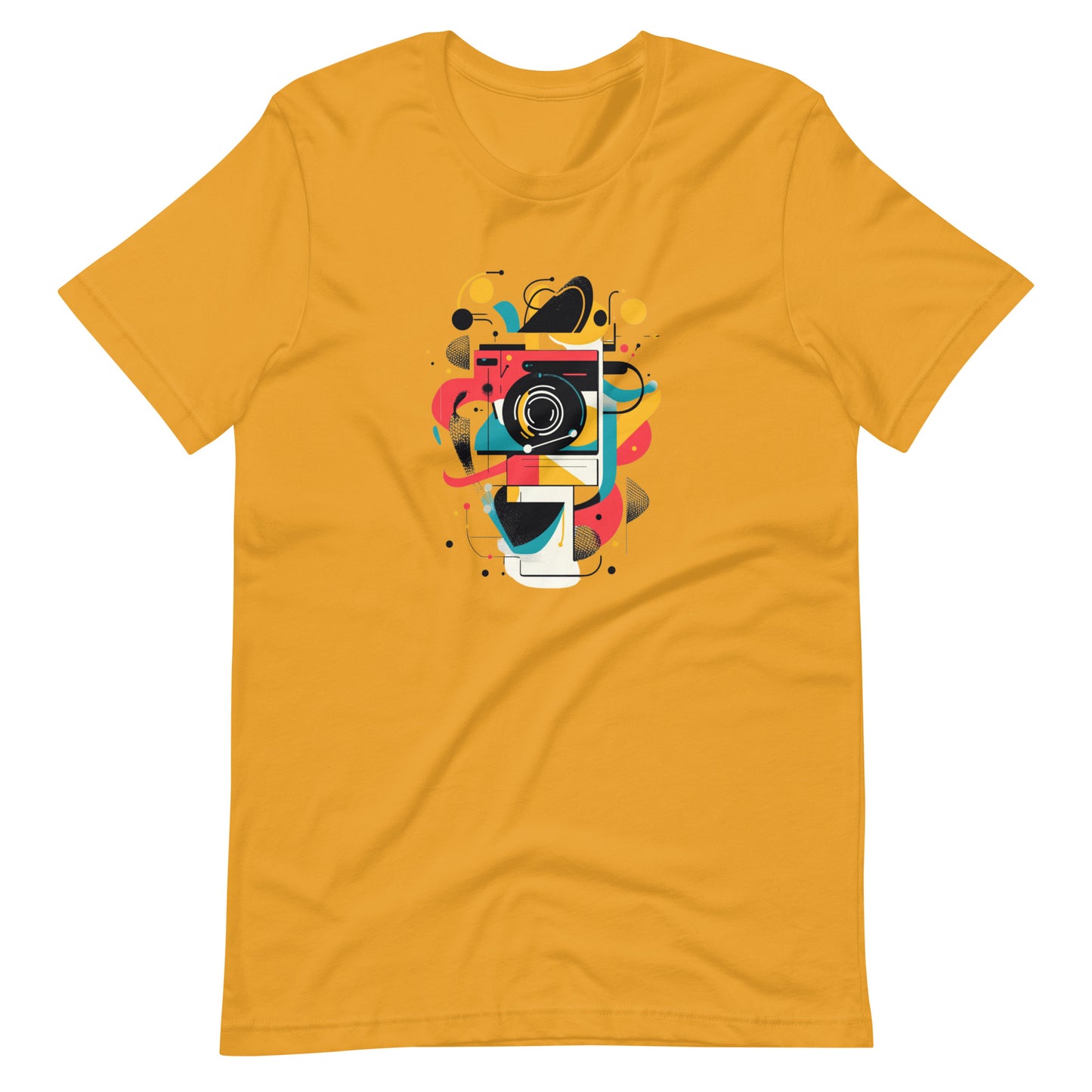 Photographer Gift Shirt - Vintage Camera Graphic Tee - Aesthetic Geometric Apparel