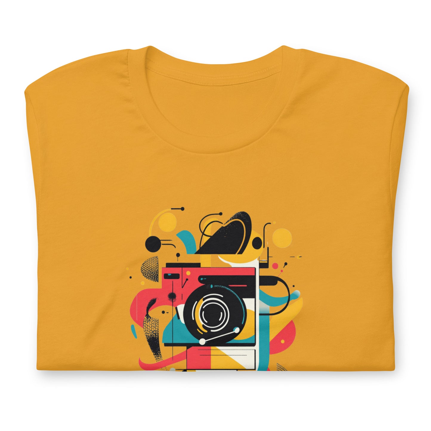 Photographer Gift Shirt - Vintage Camera Graphic Tee - Aesthetic Geometric Apparel