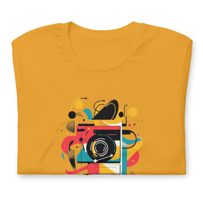 Photographer Gift Shirt - Vintage Camera Graphic Tee - Aesthetic Geometric Apparel