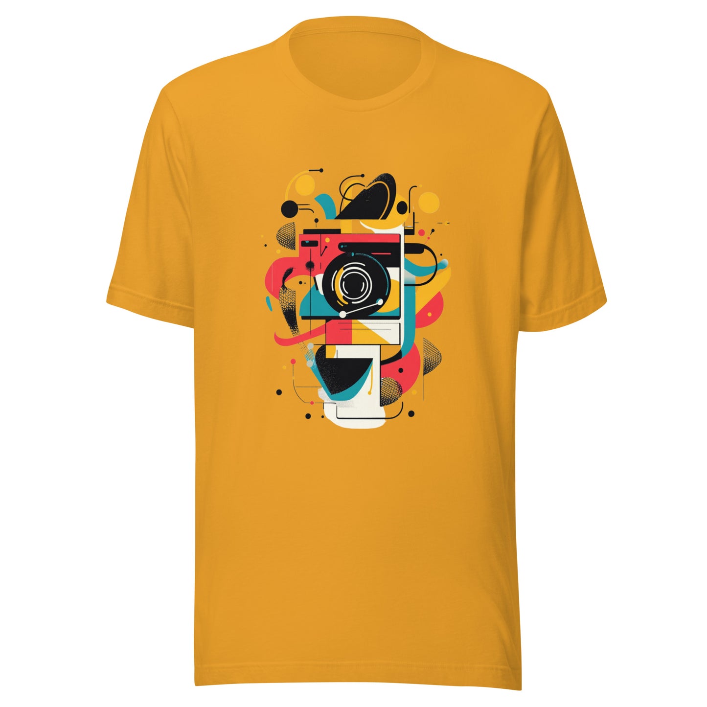 Photographer Gift Shirt - Vintage Camera Graphic Tee - Aesthetic Geometric Apparel