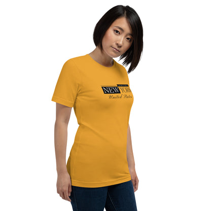 Elyx New York Minimalist City Typography Woman Graphic Tee