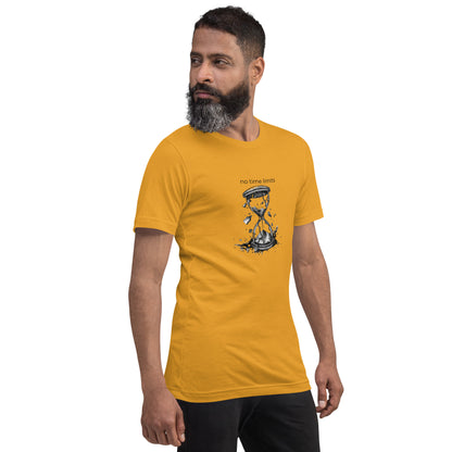 No Time Limits Hourglass Graphic Tee - Surrealist Minimalist Art T-Shirt