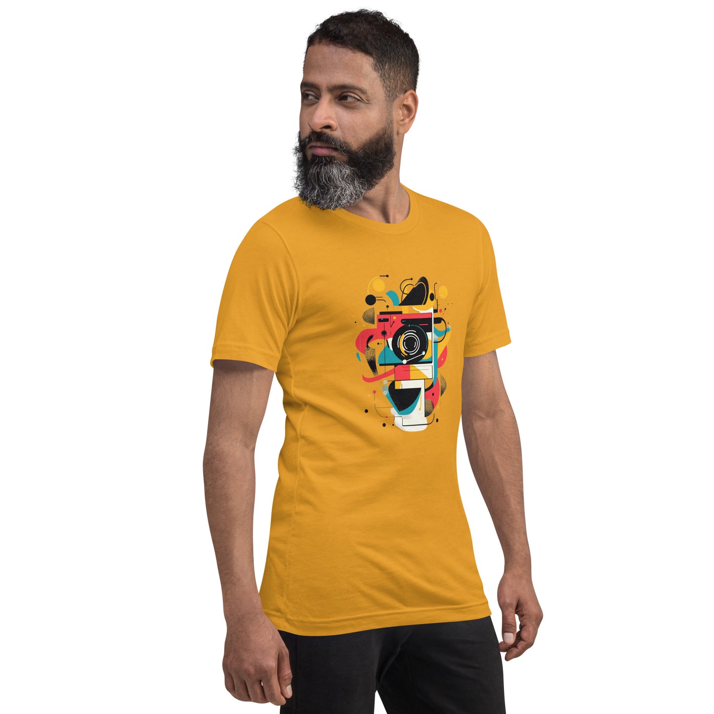Photographer Gift Shirt - Vintage Camera Graphic Tee - Aesthetic Geometric Apparel