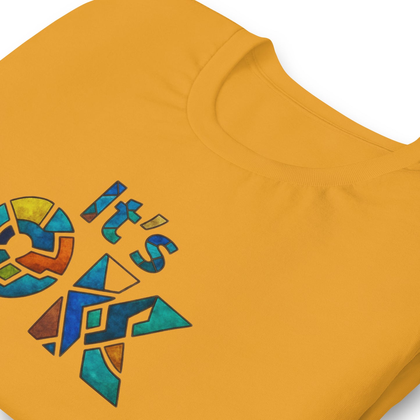 It's OK Mosaic Typography Tee - Premium Men's Casual Comfort Cotton Top