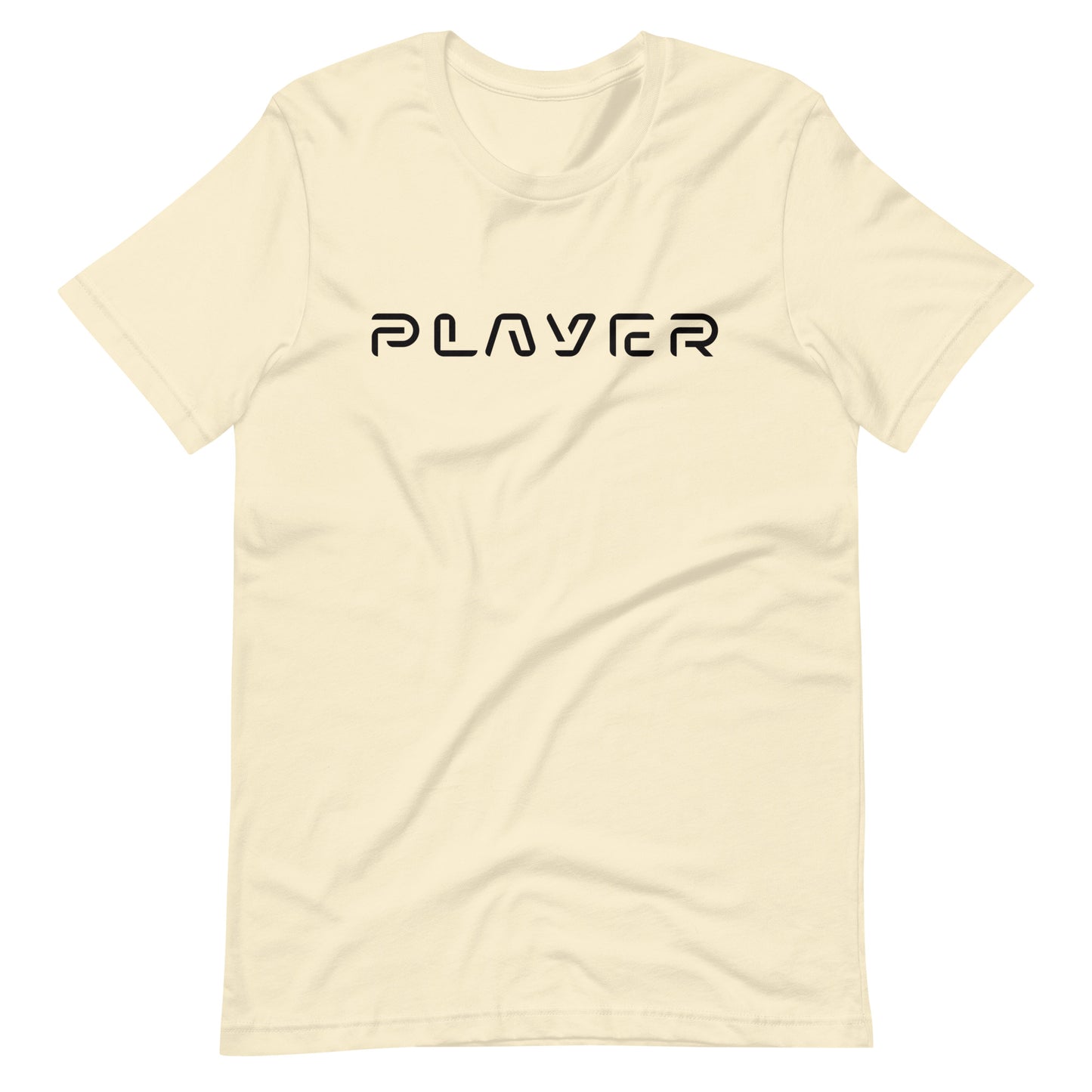 Player Futuristic Typographic Tee - Minimalist Cyber Streetwear T-Shirt