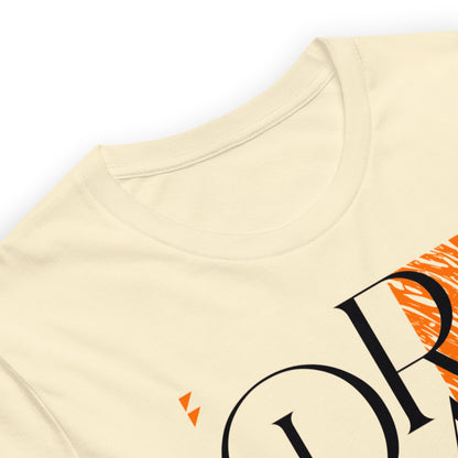 Dream Avant-Garde Typographic Tee - Abstract Minimalist Women's Streetwear T-Shirt