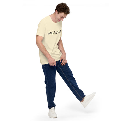 Player Futuristic Typographic Tee - Minimalist Cyber Streetwear T-Shirt