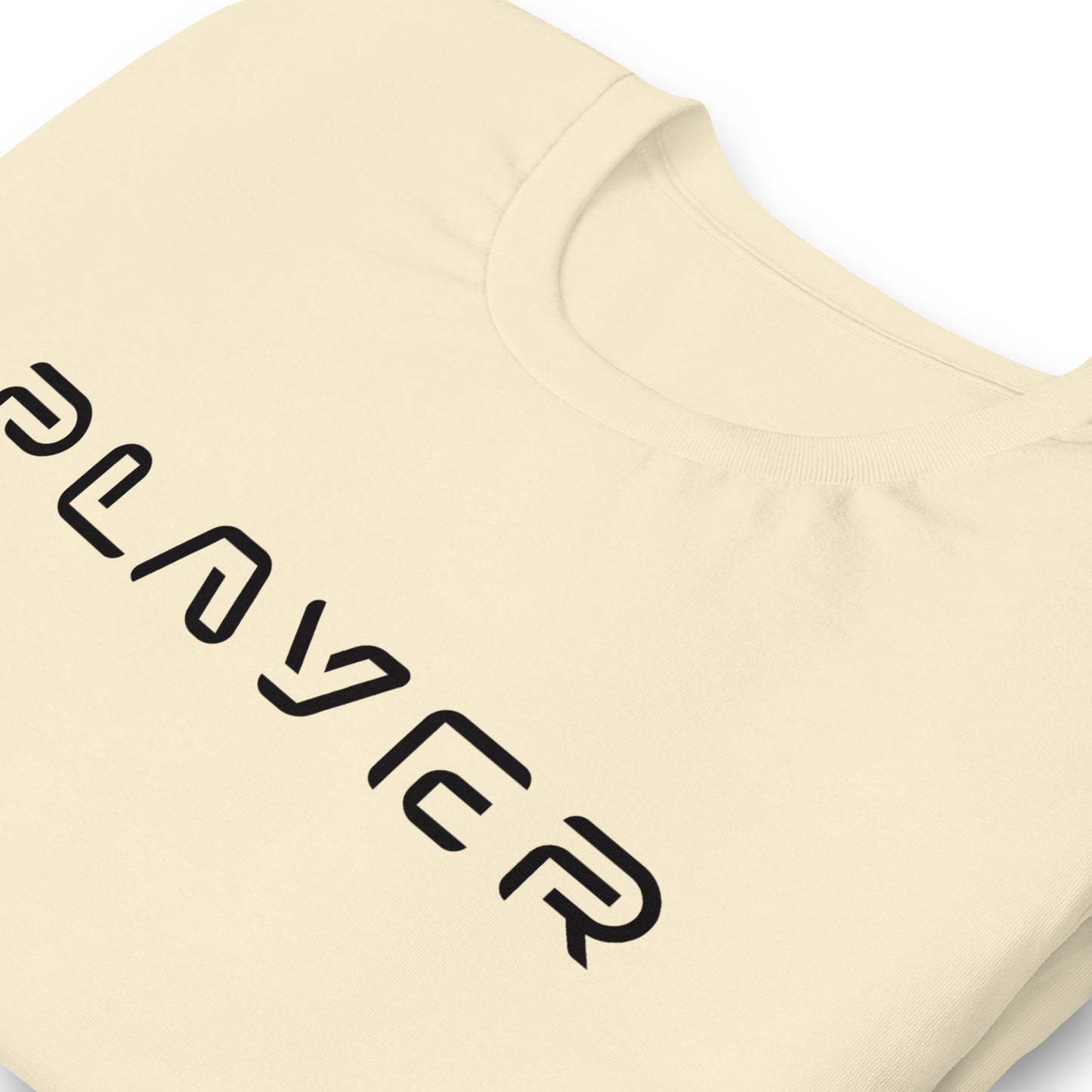 Player Futuristic Typographic Tee - Minimalist Cyber Streetwear T-Shirt