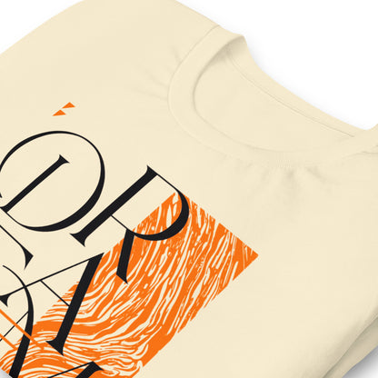 Dream Avant-Garde Typographic Tee - Abstract Minimalist Women's Streetwear T-Shirt