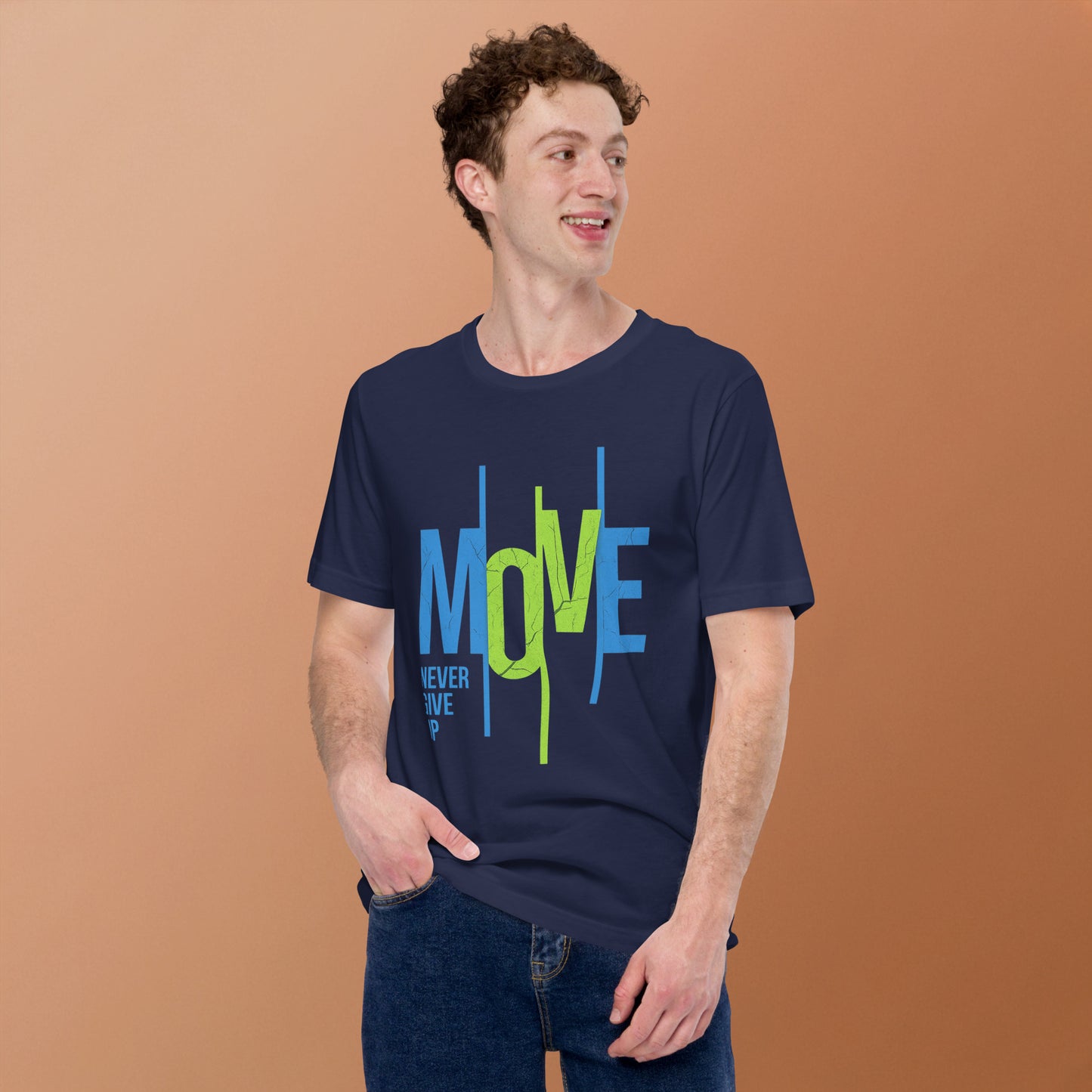 Move Forward Inspirational T-Shirt -  Sports Graphic Tee - Motivational Gym Shirt