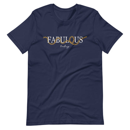 Elyx "Fabulous Today" Golden Chain Graphic Tee - Premium Soft Cotton T-Shirt for Women
