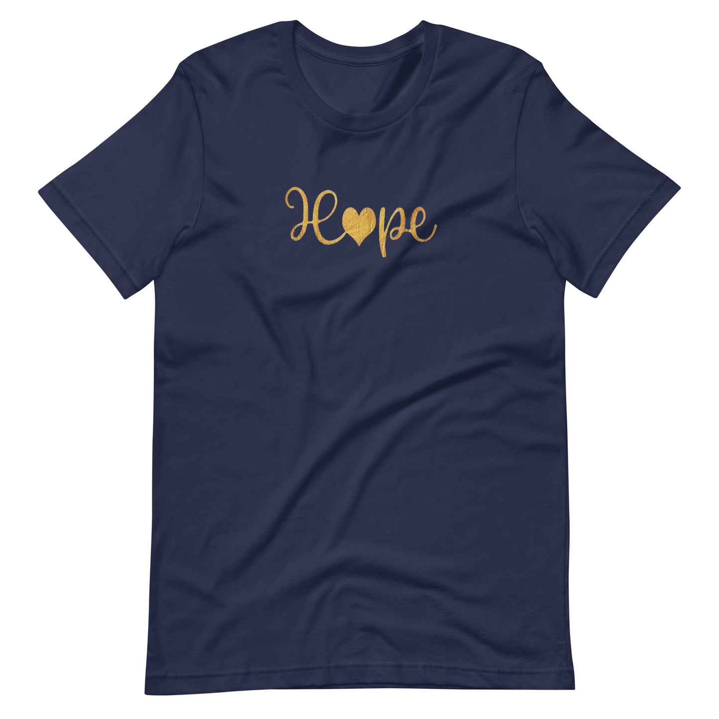 Elyx "Hope" Elegant Calligraphy Tee – Modern Minimalist Collection