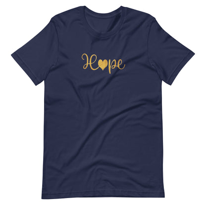 Elyx "Hope" Elegant Calligraphy Tee – Modern Minimalist Collection