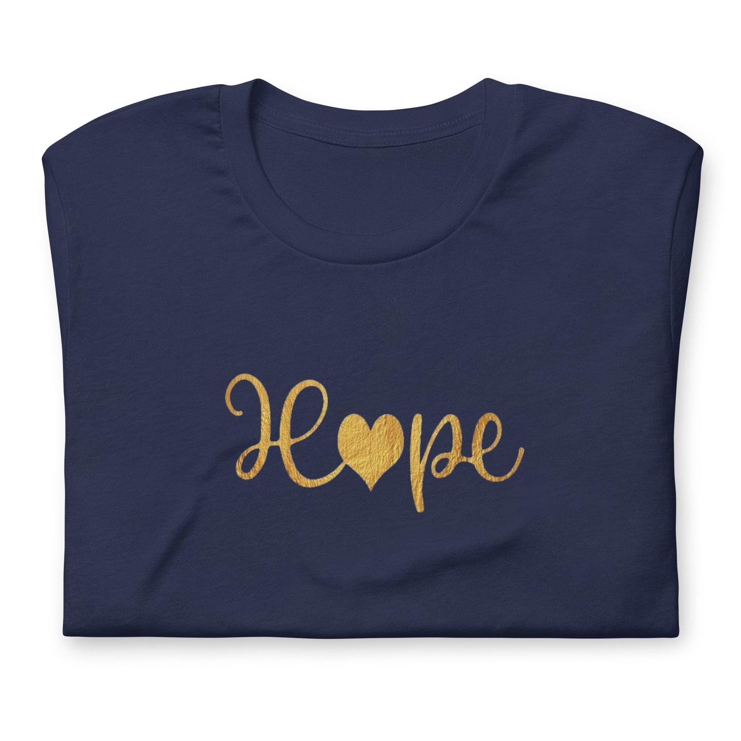 Elyx "Hope" Elegant Calligraphy Tee – Modern Minimalist Collection