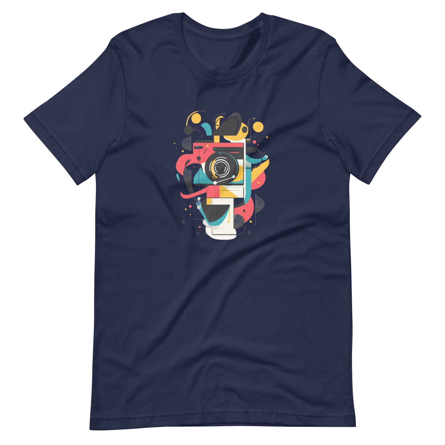 Photographer Gift Shirt - Vintage Camera Graphic Tee - Aesthetic Geometric Apparel