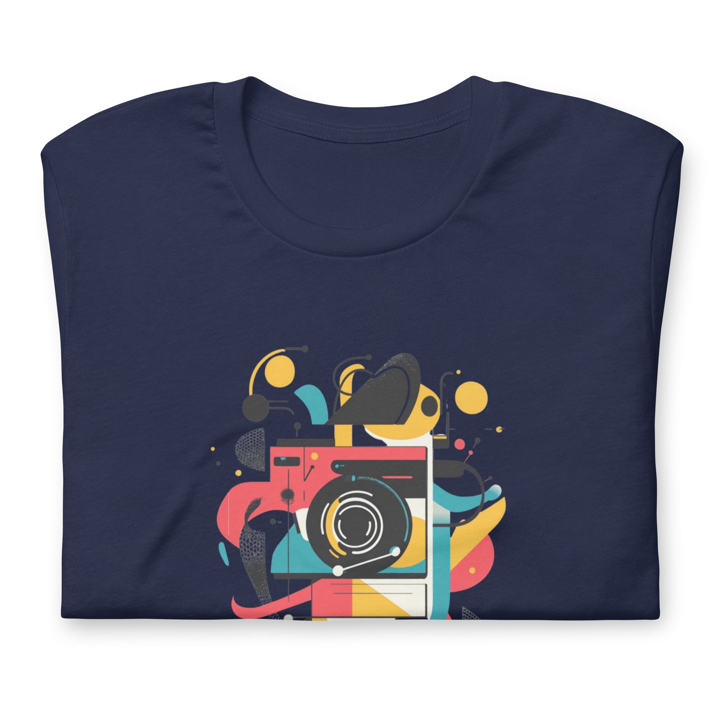 Photographer Gift Shirt - Vintage Camera Graphic Tee - Aesthetic Geometric Apparel