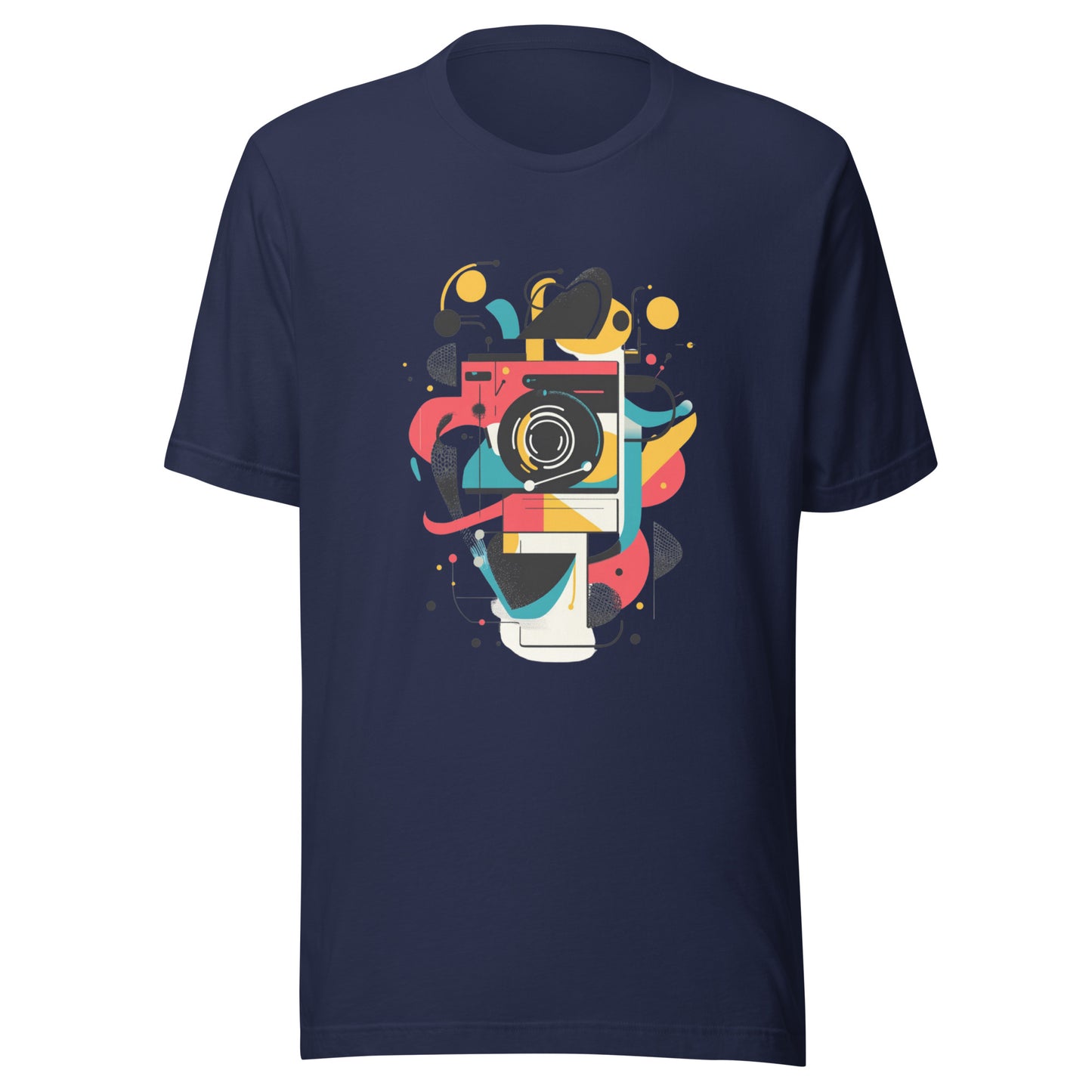 Photographer Gift Shirt - Vintage Camera Graphic Tee - Aesthetic Geometric Apparel