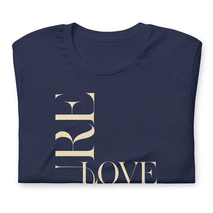 "Pure Love" Modern Typography Shirt – Premium Aesthetic Graphic Tee