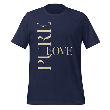 "Pure Love" Modern Typography Shirt – Premium Aesthetic Graphic Tee