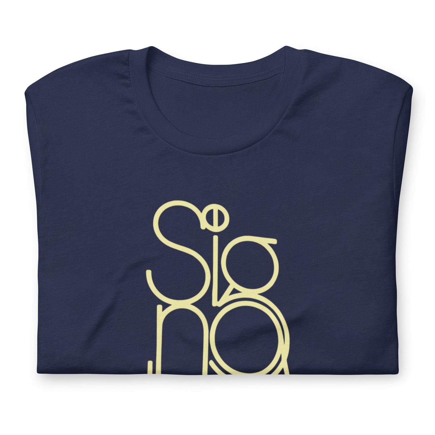 The Signature Tee - Minimalist Typographic Luxury Graphic T-Shirt