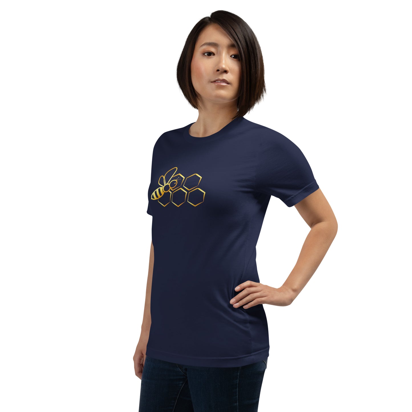 Elyx Aesthetic Bee Graphic Tee - Premium Soft Cotton T-Shirt for Women