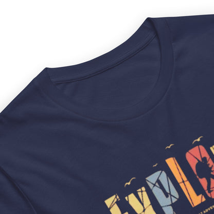 Explore The Great Adventure Graphic Tee - Retro Boho Nature & Hiking T-Shirt