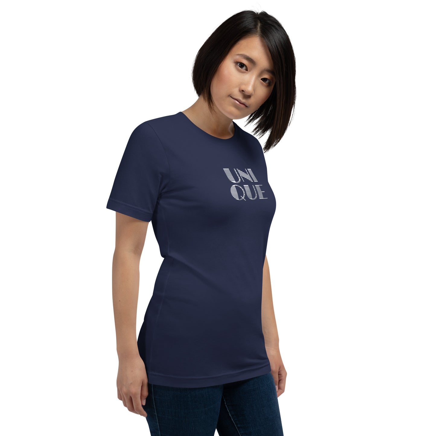 Elyx "Unique" Linear Illusion Premium Woman Graphic Tee
